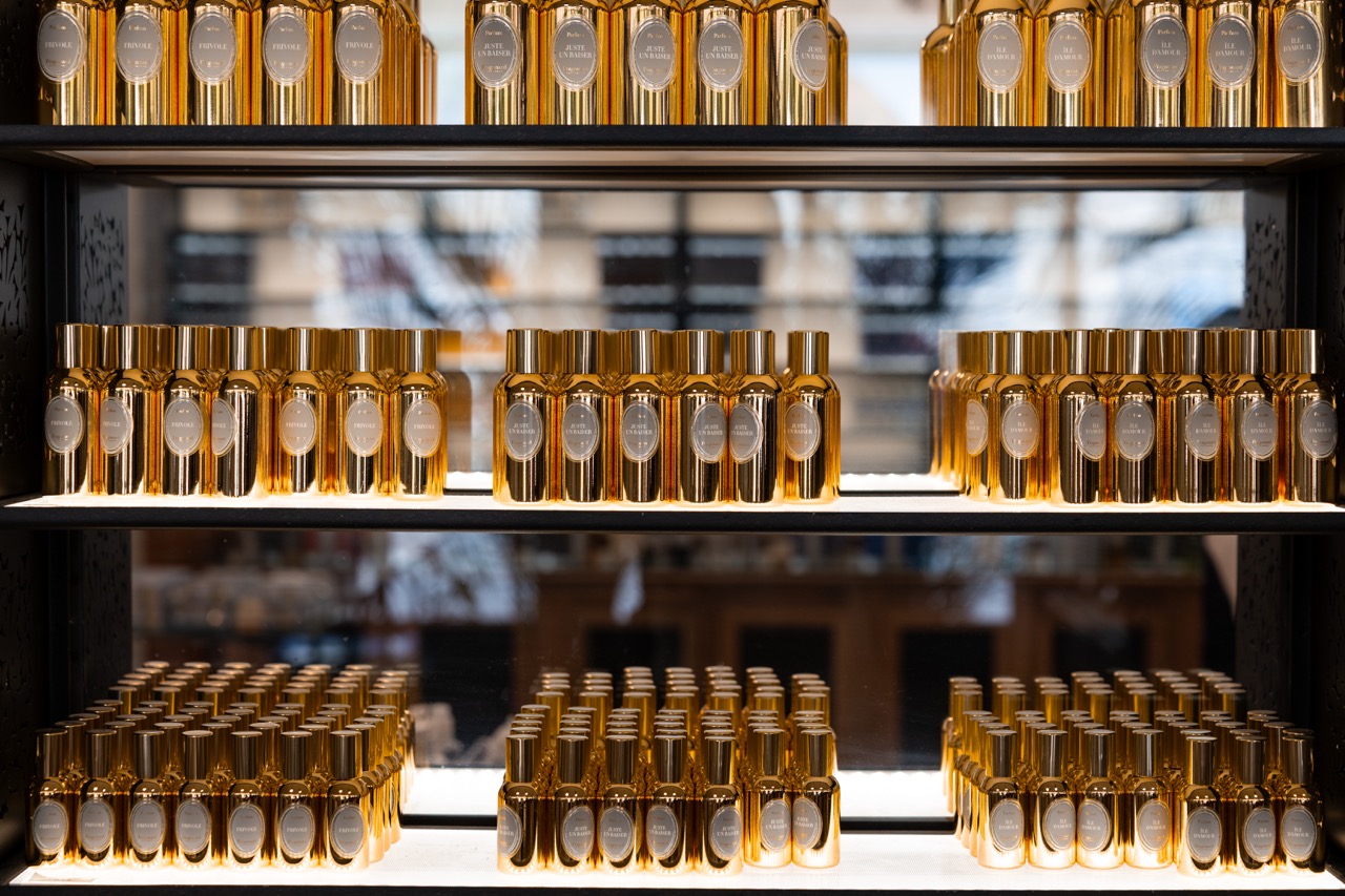 Visit of Perfume factory on our way to Italy